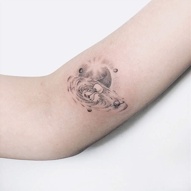 素描風格刺青